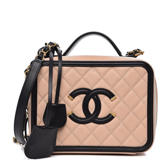 chanel filigree vanity case medium