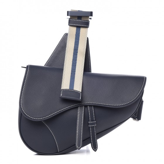 dior saddle bag navy