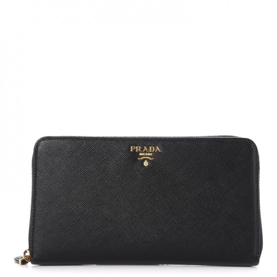 prada saffiano travel nero