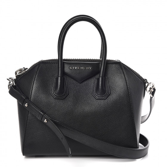 GIVENCHY Sugar Goatskin Mini Antigona Black 411304