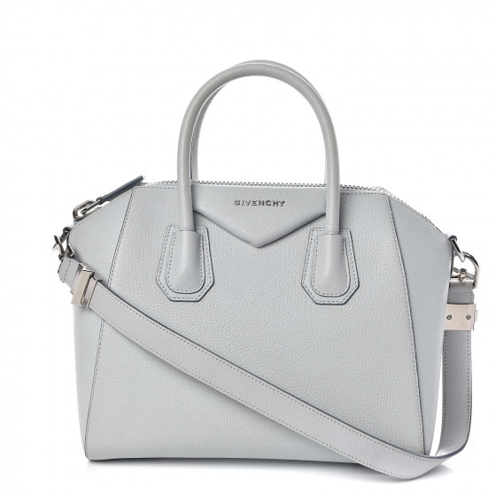 GIVENCHY Sugar Goatskin Small Antigona Pale Blue 411336 | FASHIONPHILE