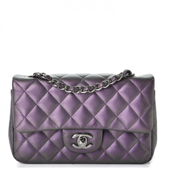 chanel iridescent lambskin quilted bag