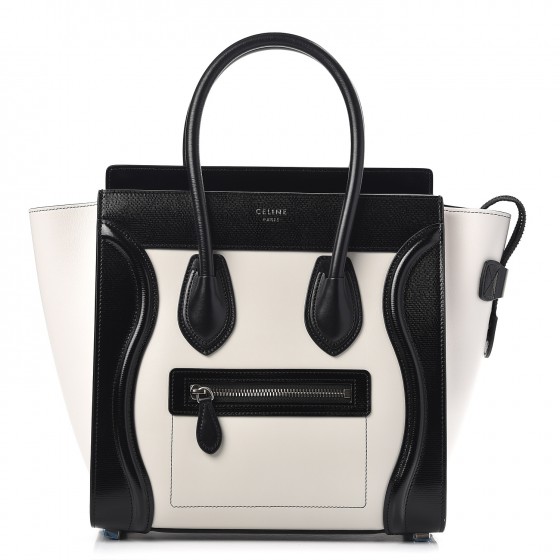 celine micro luggage black