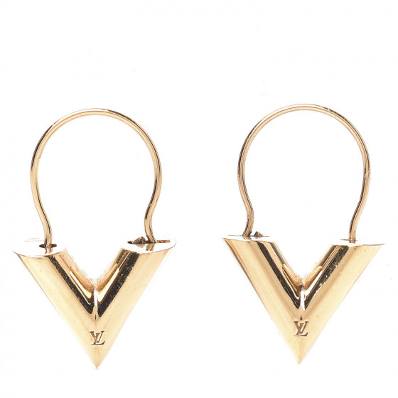 Lv Louise Hoop Earrings Sizewise