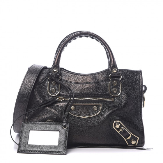 balenciaga mini city edge black