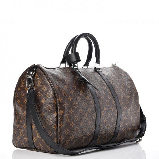 louis vuitton monogram macassar keepall bandouliere 45