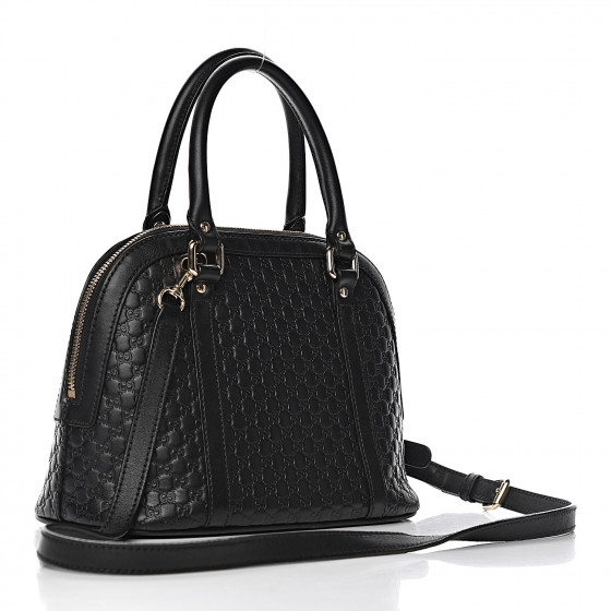 gucci microguccissima mini dome bag black