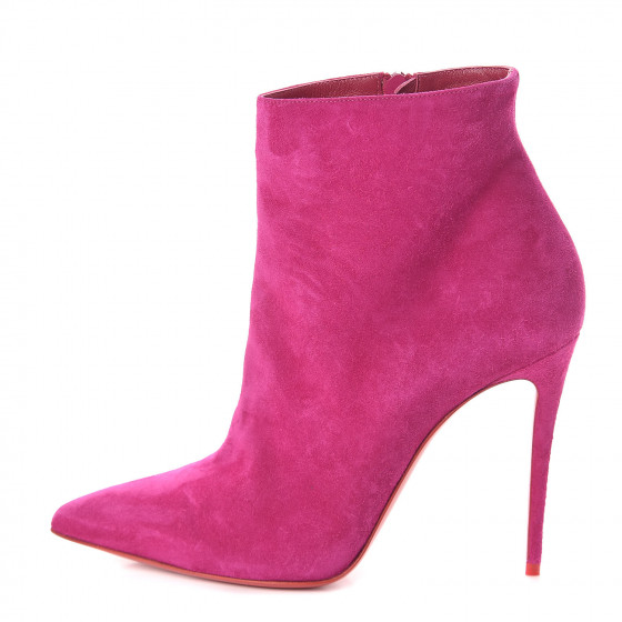 CHRISTIAN LOUBOUTIN Veau Velours So Kate Booty 100 Ankle Boots 37.5 ...