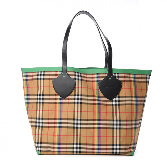 burberry rainbow tote