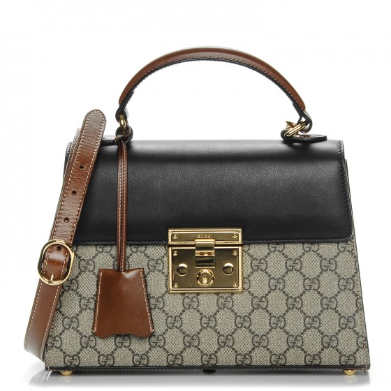 gucci padlock top handle bag