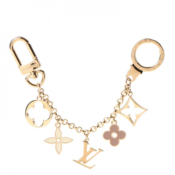 LOUIS VUITTON Fleur De Monogram Bag Charm Chain 433779