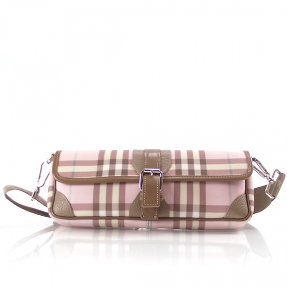 burberry pink nova check bag