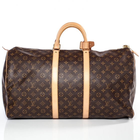 lv keepall 55 black monogram