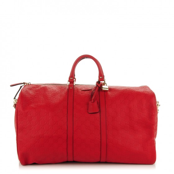 red gucci duffle