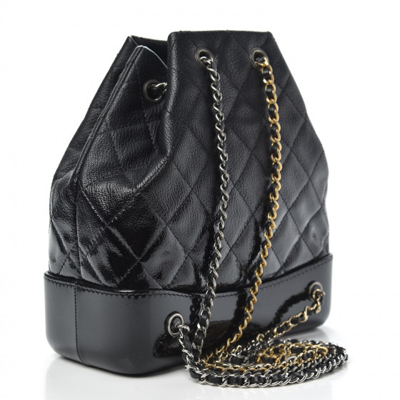 chanel gabrielle patent goatskin