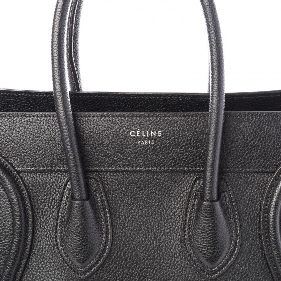 celine micro luggage drummed calfskin