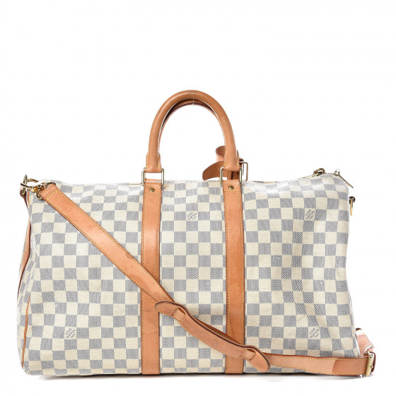 louis vuitton damier azur keepall