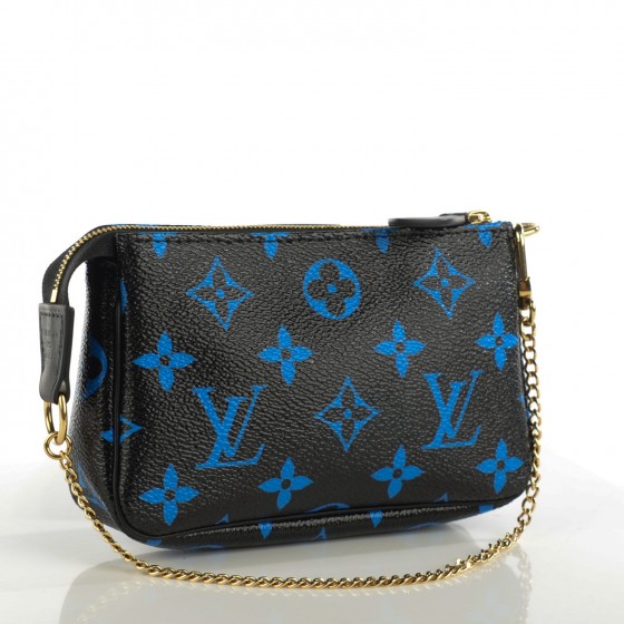 louis vuitton blue mini pochette