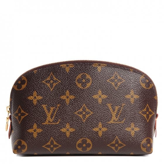 louis vuitton monogram cosmetic pouch make up case 861961