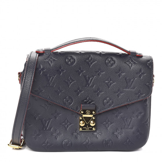 louis vuitton empreinte pochette metis marine rouge