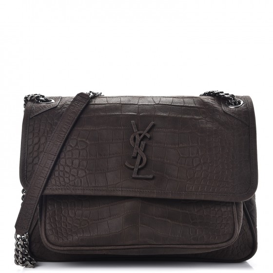 ysl niki crocodile