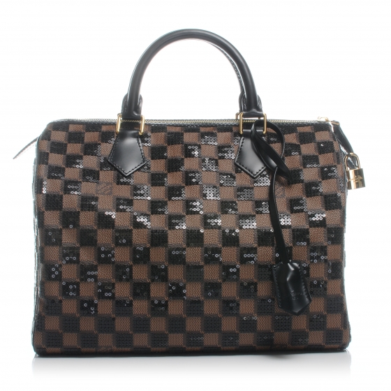 damier paillettes speedy 30