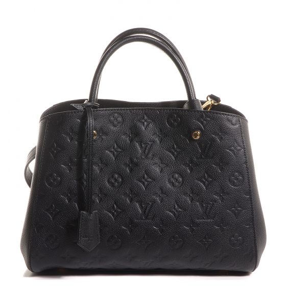 louis vuitton empreinte montaigne mm black