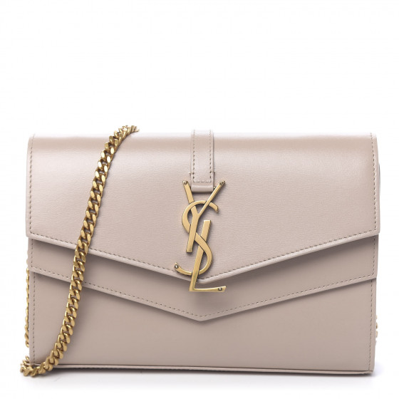 ysl sulpice chain wallet in smooth leather