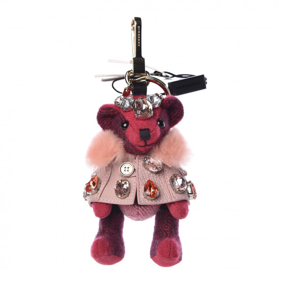 burberry teddy bear key chain