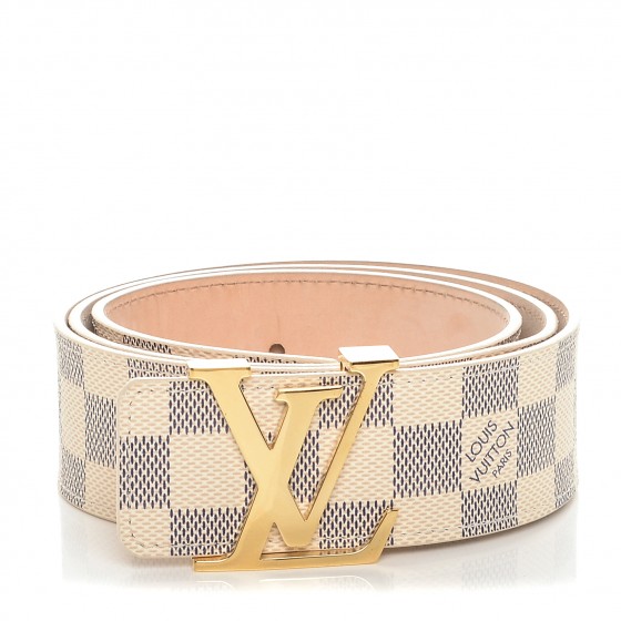 damier azur belt