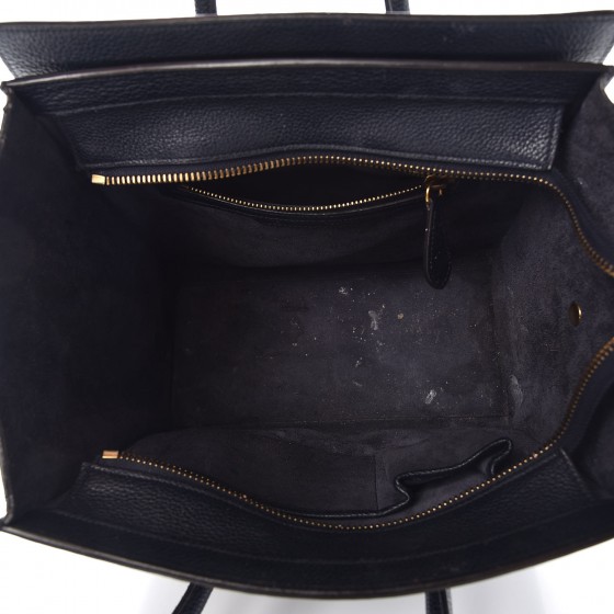 celine micro luggage drummed calfskin