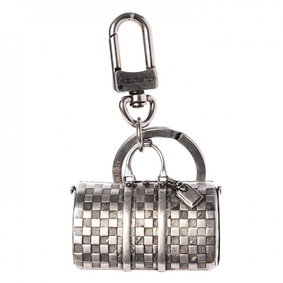 mini keepall bag charm & key holder