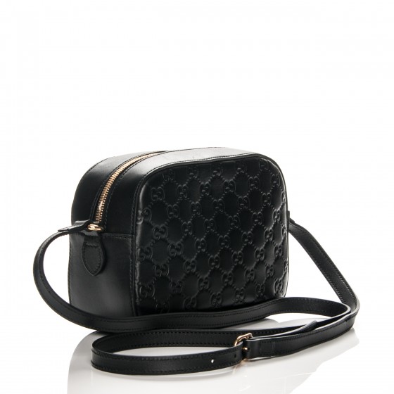 black guccissima bag