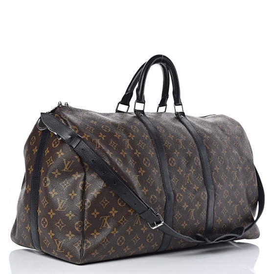 louis vuitton monogram macassar keepall bandouliere 55