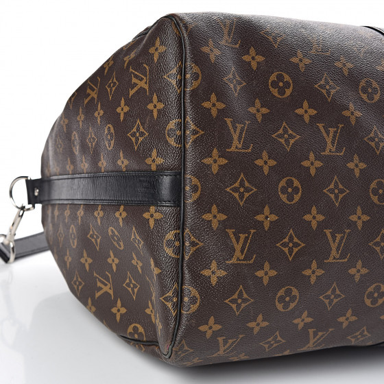 louis vuitton monogram macassar keepall bandouliere 55