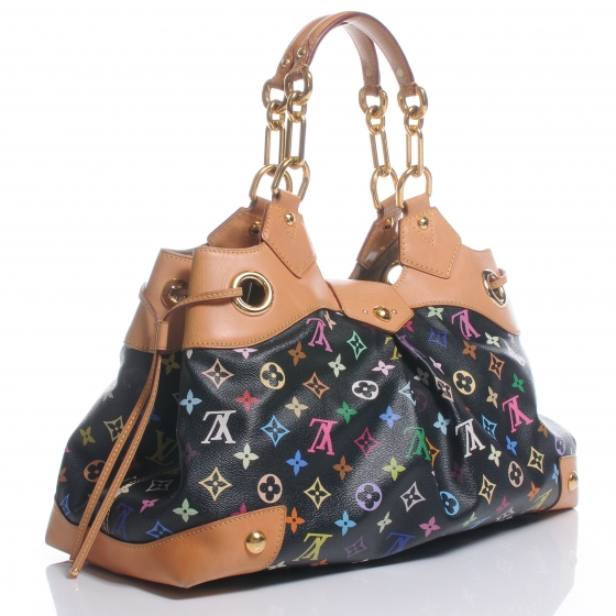 multicolor louis vuitton bag black