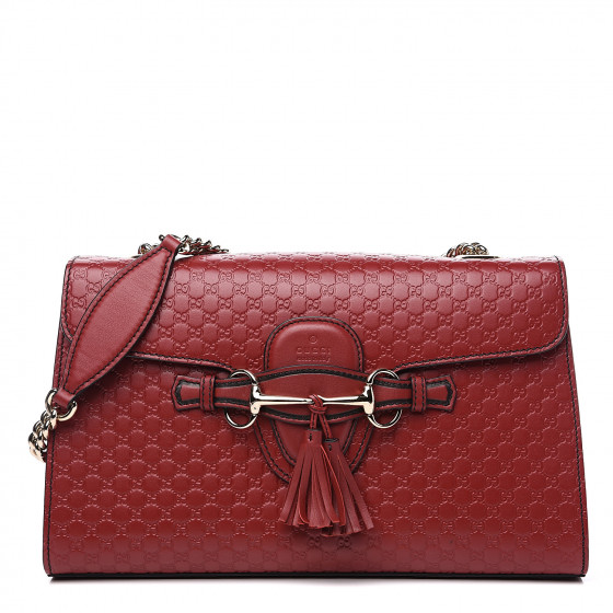 gucci microguccissima medium emily chain shoulder bag