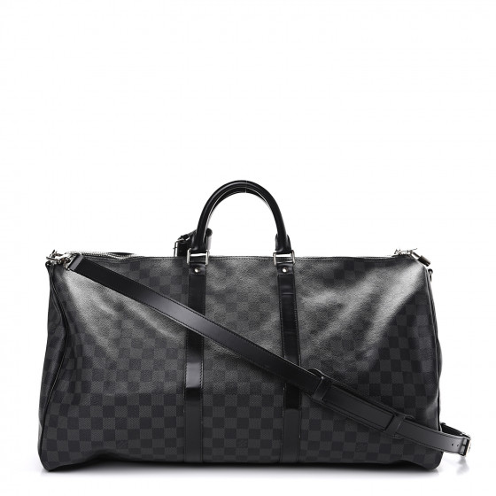 louis vuitton keepall bandouliere 55 damier graphite