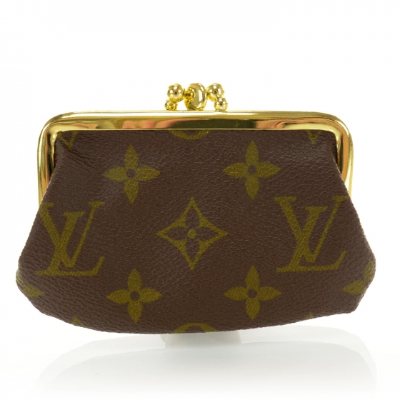 louis vuitton clip on coin purse