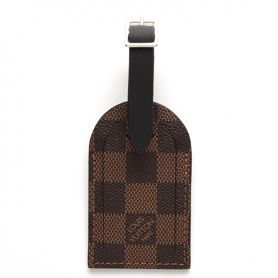 damier ebene luggage tag