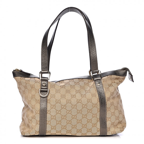 gucci brown monogram leather shoulder bag