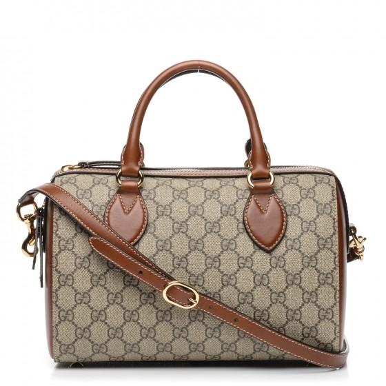 GUCCI GG Supreme Monogram Small Boston Top Handle Bag 192743