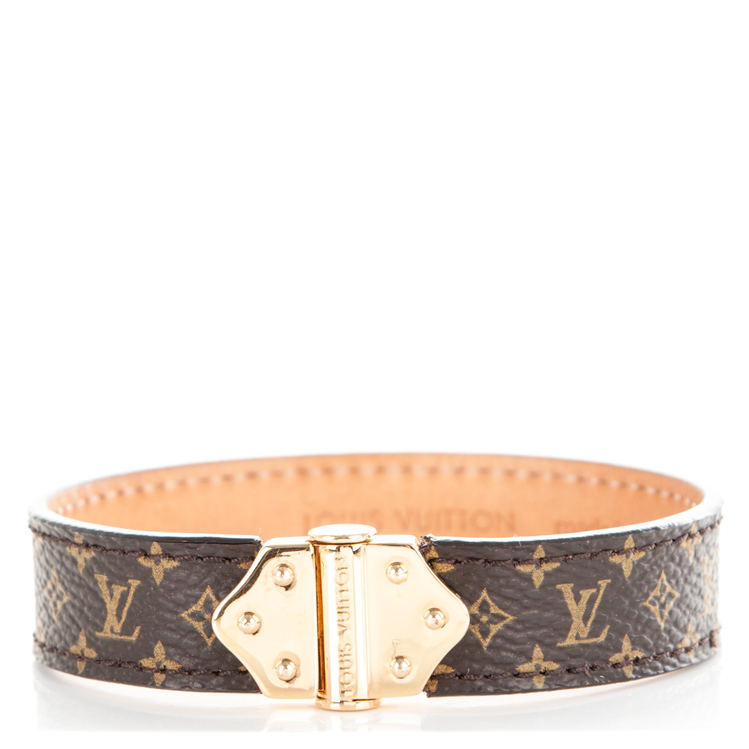 Louis Vuitton Daily Confidential Monogram Leather Canvas Gold Tone