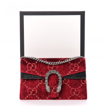 gucci dionysus mini red velvet