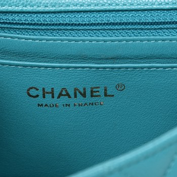 chanel mini turquoise