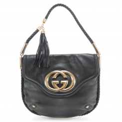 black gucci tassel bag