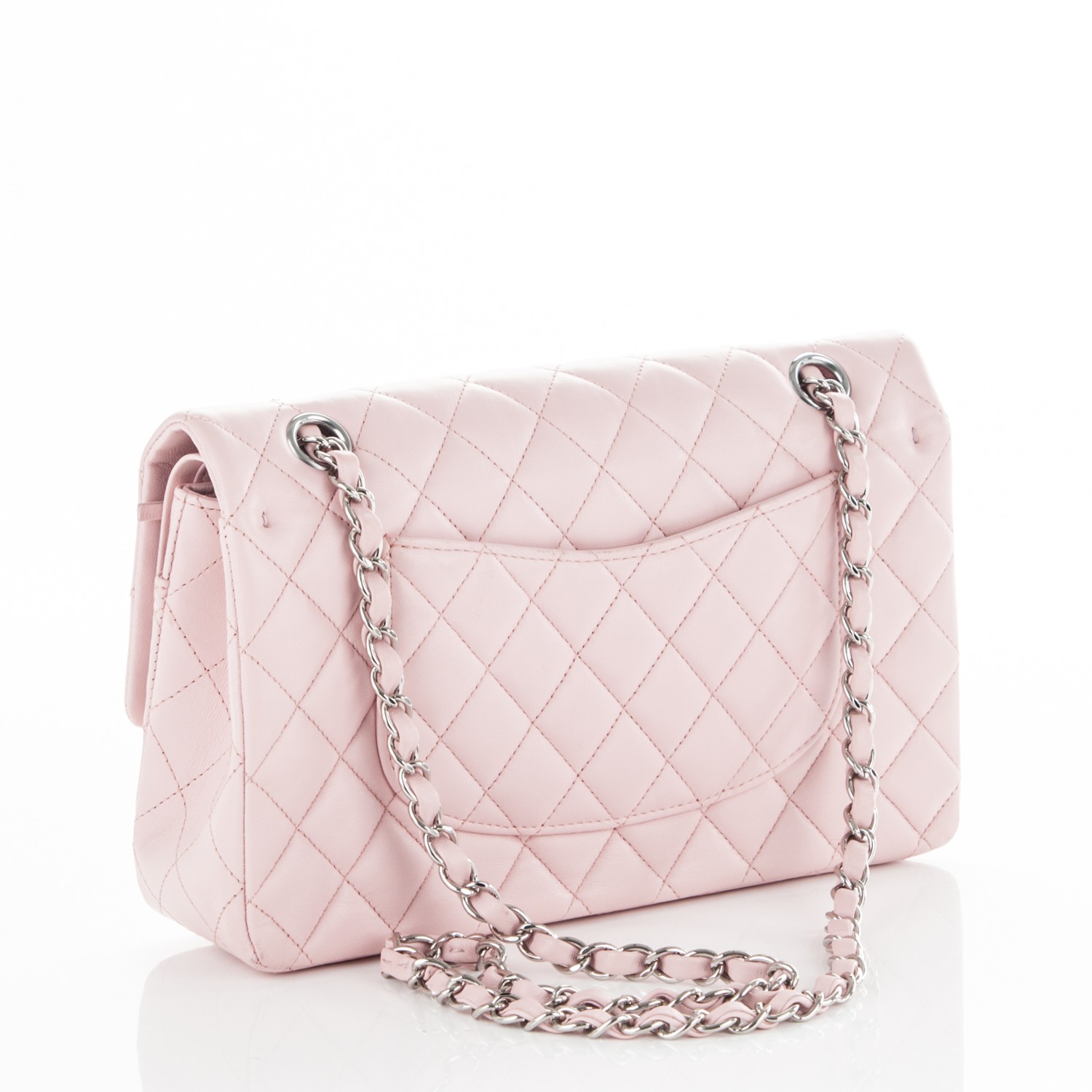 chanel pink lambskin