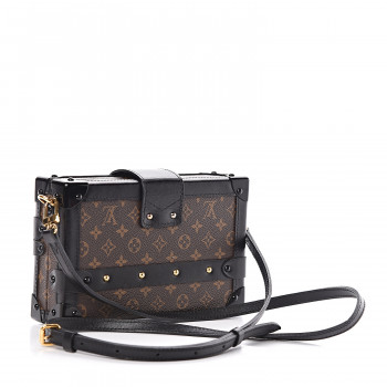 louis vuitton monogram petite malle black