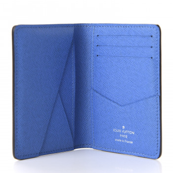 Louis Vuitton - Pocket Organiser Wallet - Leather - Blue Sapphire - Men - Luxury