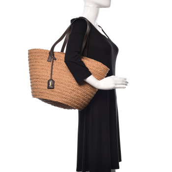 ysl raffia shoulder bag